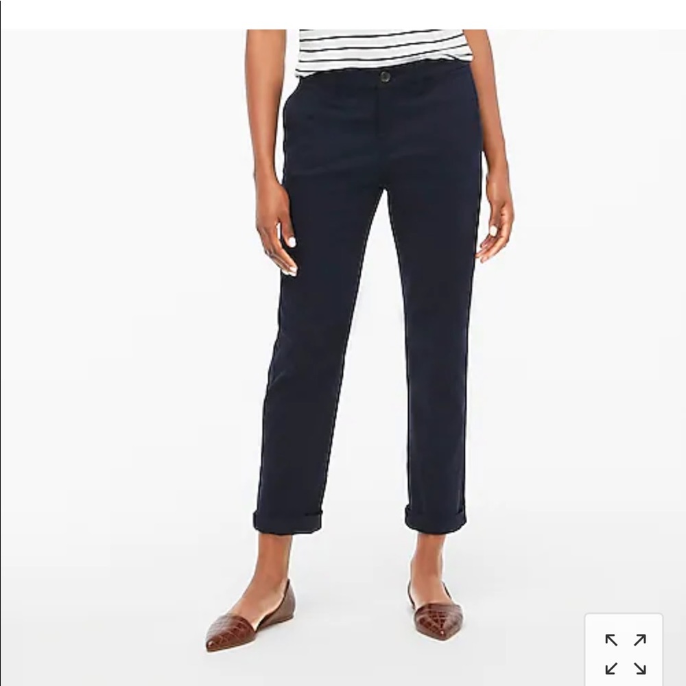 J Crew Girlfriend Chino in Navy